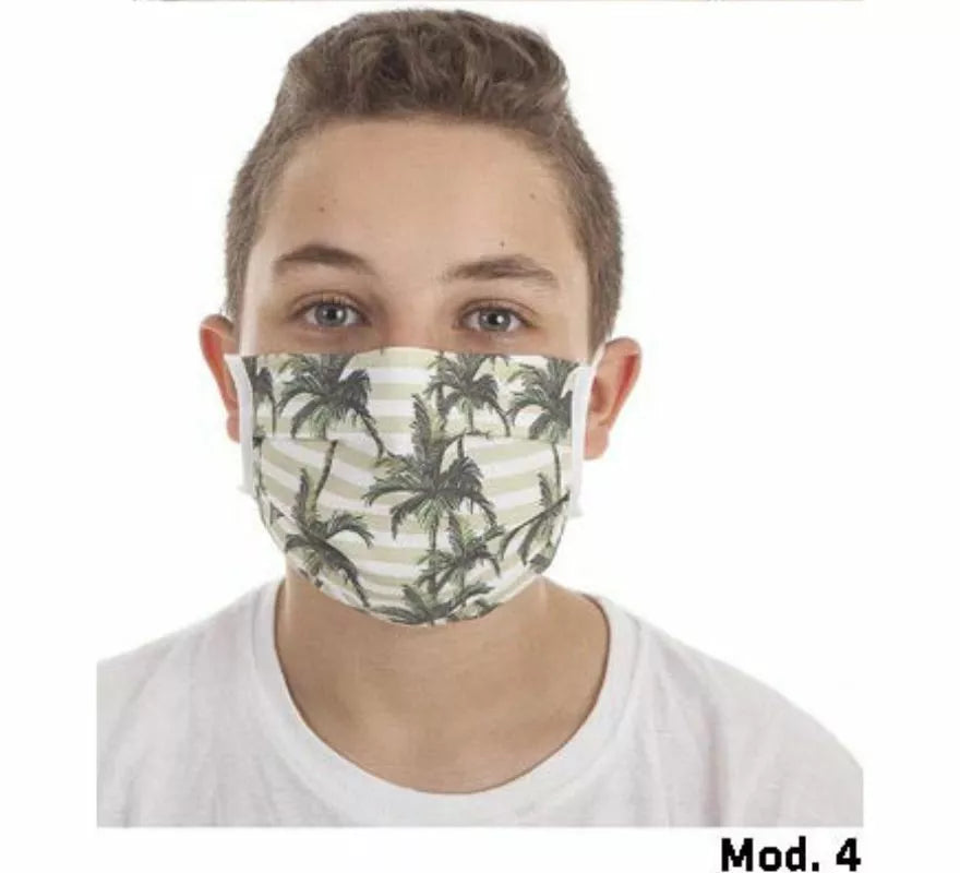 Translation missing: en.Mascarilla Higiénica estampados de verano 3 Filtros en diferentes modelos