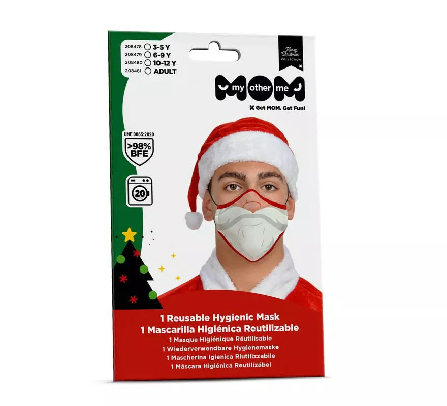 Translation missing: en.Mascarilla higiénica infantil Papá Noel Navidad