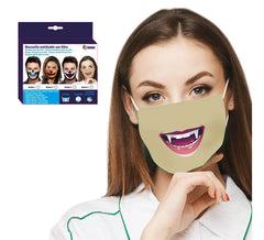 Adult Vampire Mask with Filter (Includes 2 Filters)