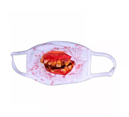 Mascarilla Zombie con Dientes deteriorados