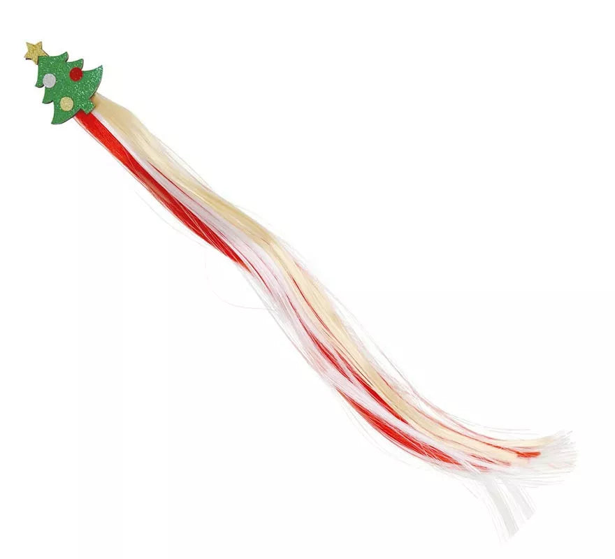 Translation missing: en.Mechón Árbol Navideño para cabello infantil de 30 cm