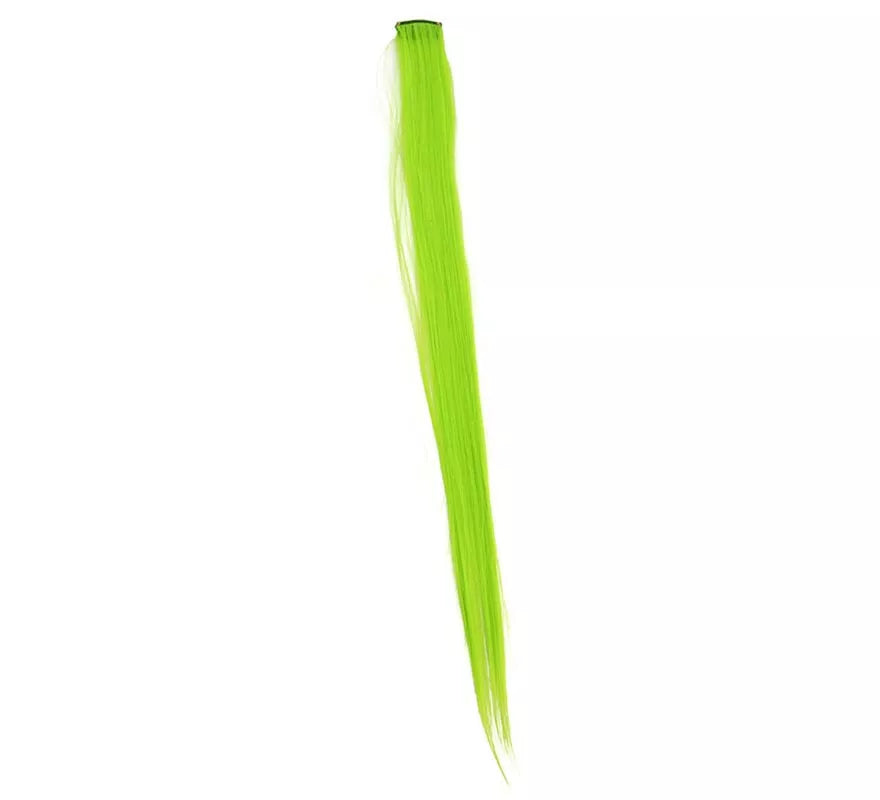 Translation missing: en.Mechón de Cabello verde claro en colores surtidos de 55 cm