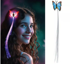 Lâmpada LED de 33 cm com borboleta