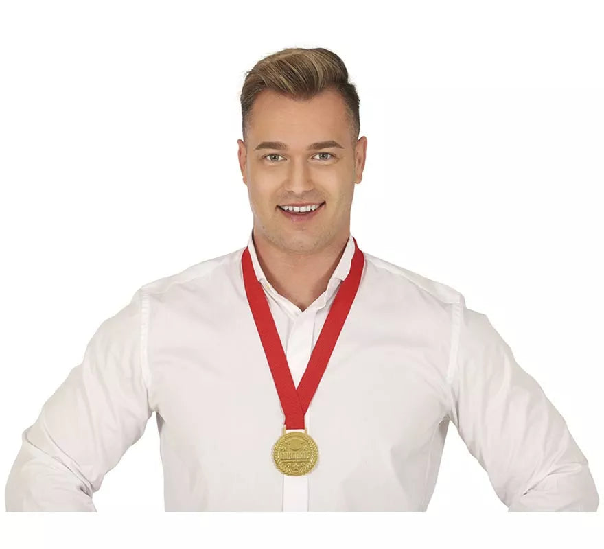 Medalla Congrats con Cinta roja