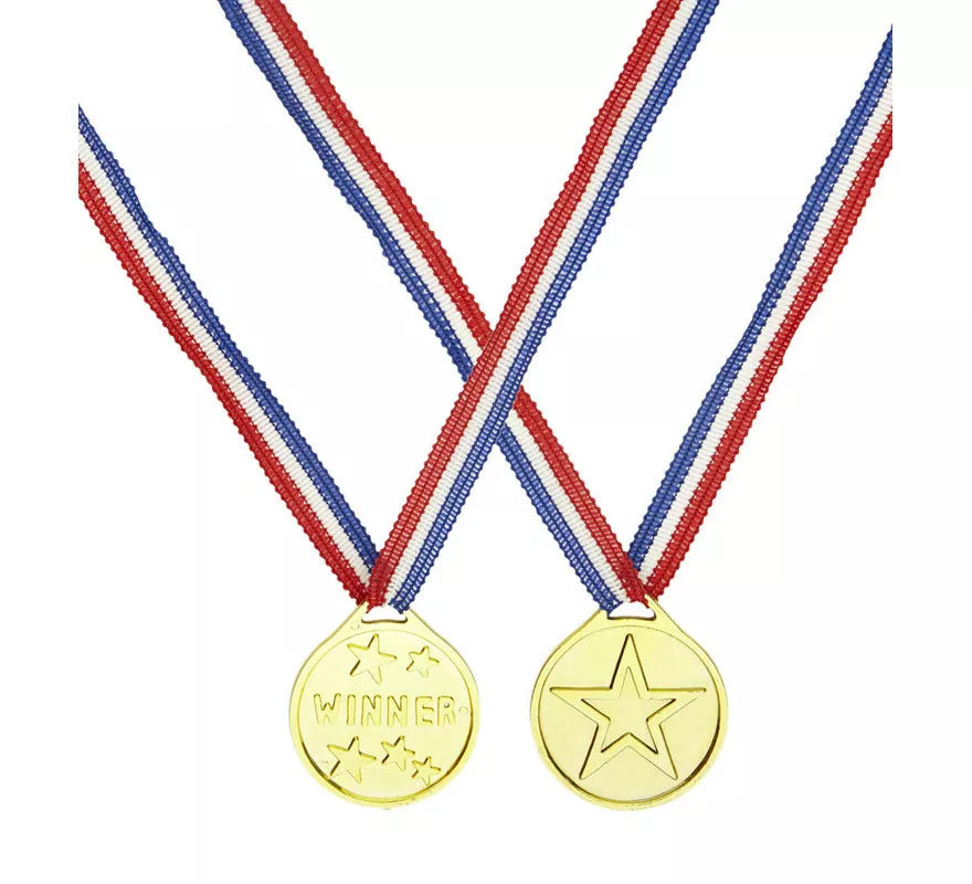 Translation missing: en.Medalla de Ganador con Cinta Tricolor