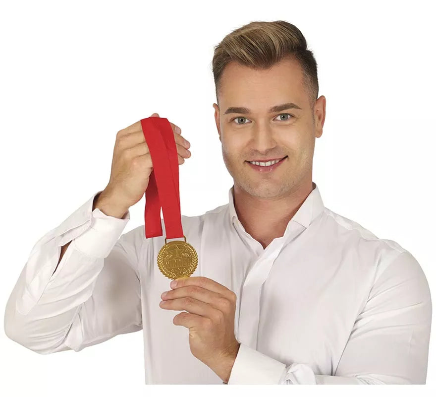 Medalla Winner con Cinta roja