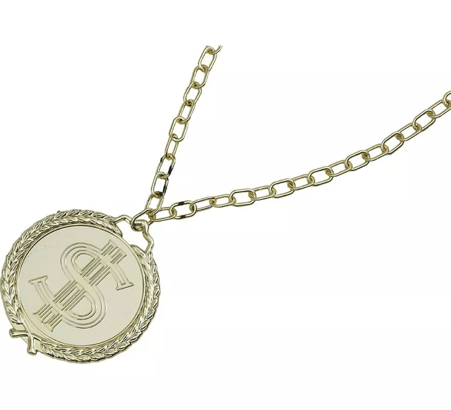 Translation missing: en.Medallón Dólar dorado de 13 cm,