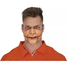 Latex Sewn Half Mouth Mask