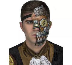 Steampunk Half Mask with Bearings