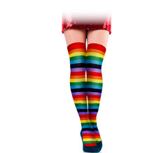 Adult Rainbow Striped Tights