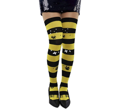 Medias a Rayas negro y amarillo