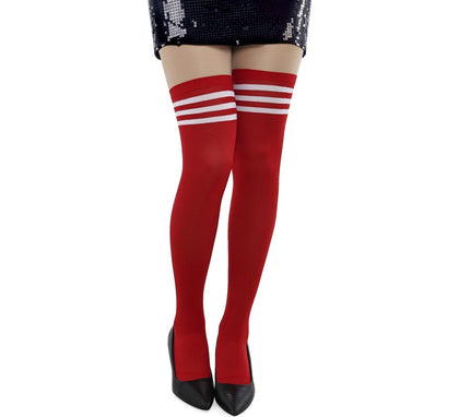 Medias de Colegiala rojas