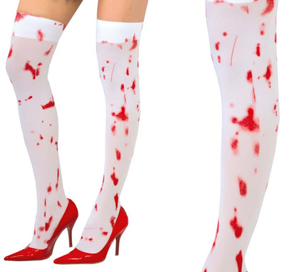 Medias de liga con sangre para Halloween