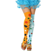 Clown Tights with Polka Dots