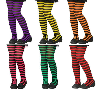 Medias infantiles a rayas en varios colores