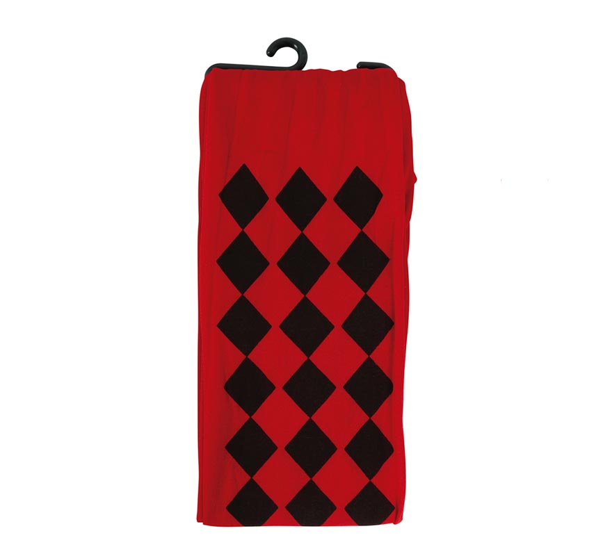 Medias Rojas con Rombos