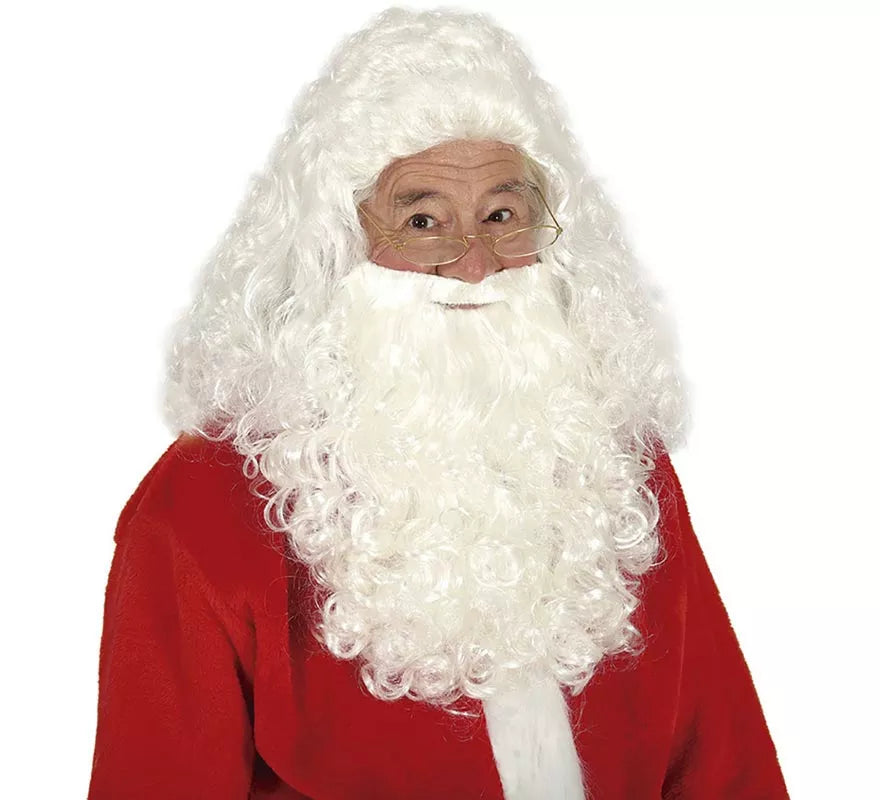 Melena y Barba de Papá Noel