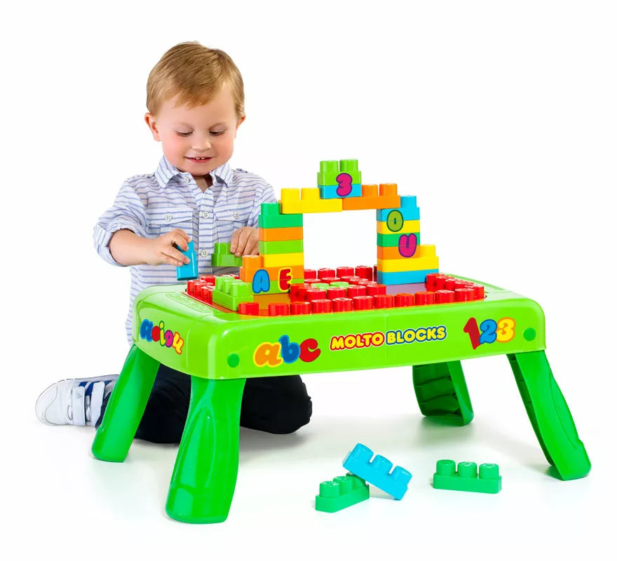 Translation missing: en.Mesa de Bloques infantil con 20 Piezas