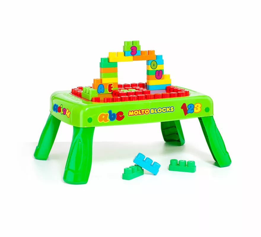 Translation missing: en.Mesa de Bloques infantil con 20 Piezas