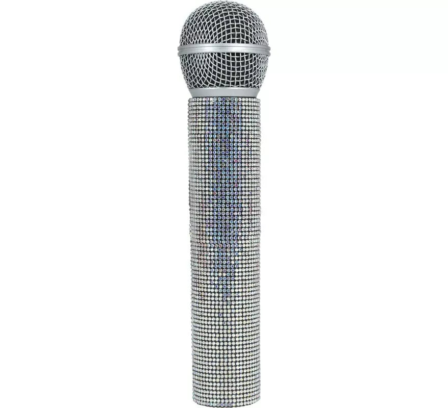 Micrófono con Brillantes de 21 cm
