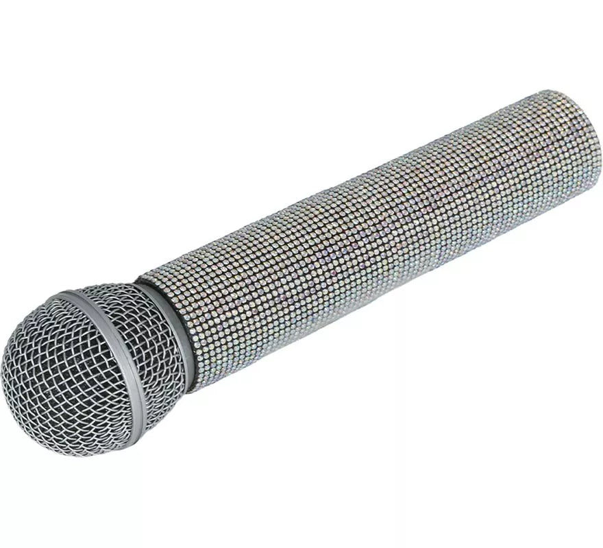Micrófono con Brillantes de 21 cm