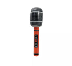 Inflatable microphone 58 cm assorted colors