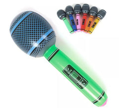 35 cm inflatable microphone in assorted colors