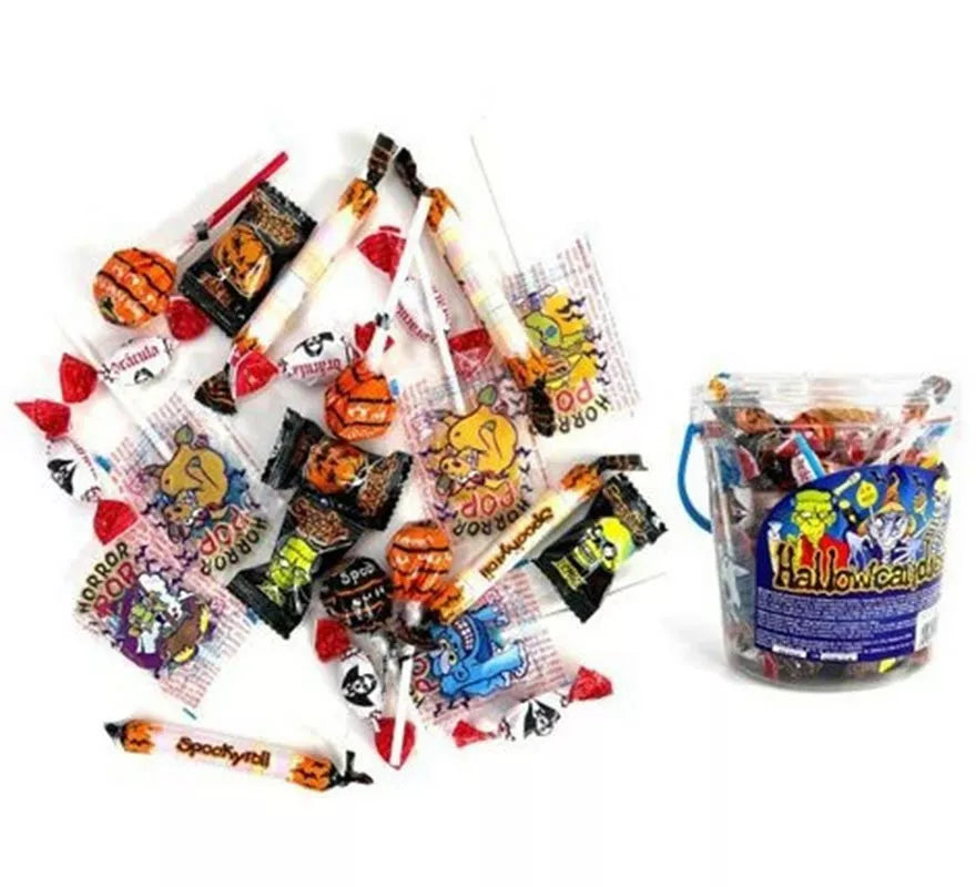 Translation missing: en.Mini Cubo de 750g de Caramelos o Chucherías para Halloween