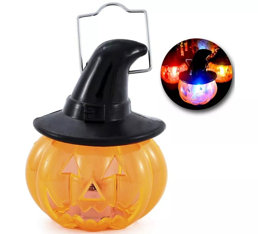 Translation missing: en.Mini Farol Calabaza con Luz 7x8 cm