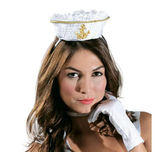 Mini sailor hat with headband