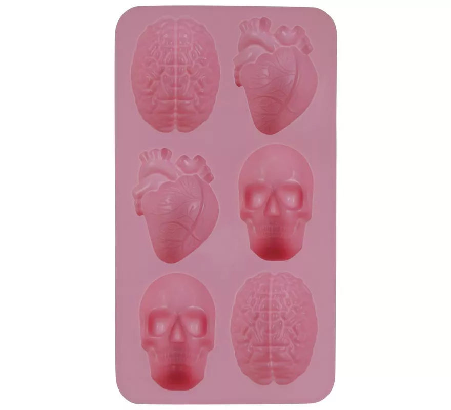 Molde 6 Figuras Silicona de 28x16 cm
