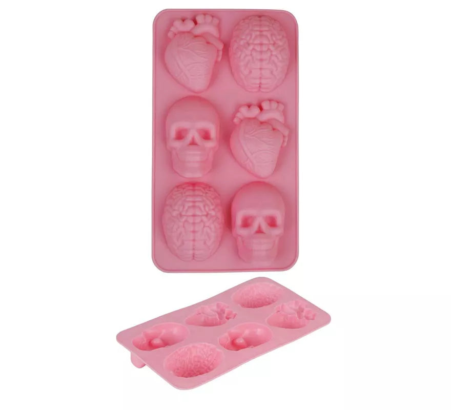 Molde 6 Figuras Silicona de 28x16 cm