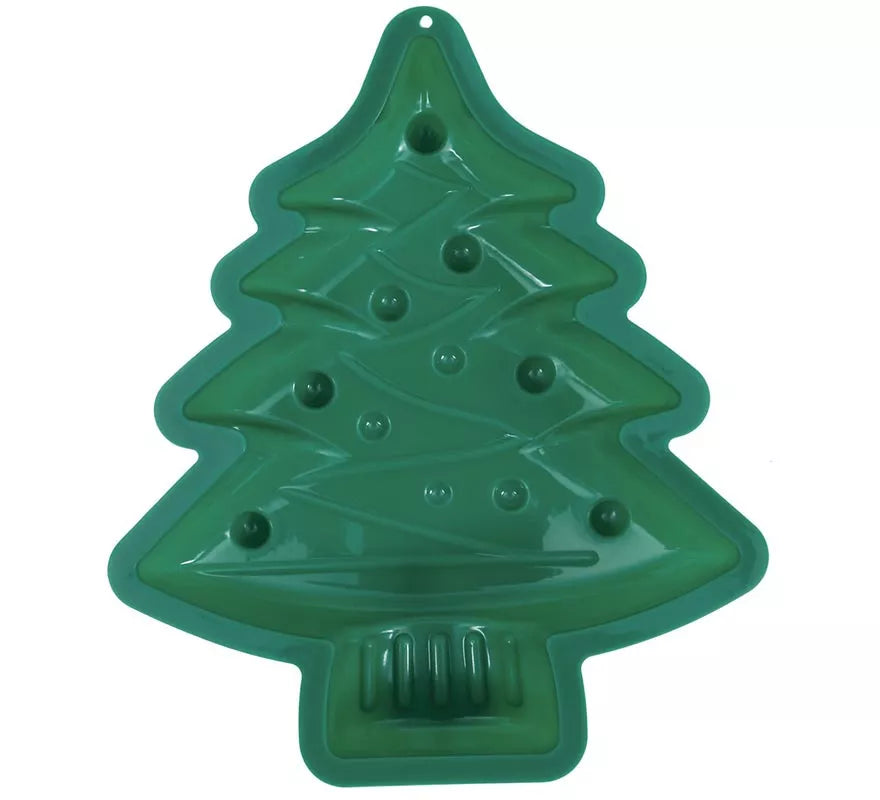 Molde Árbol de Navidad de Silicona para Pasteles 18x16 cm