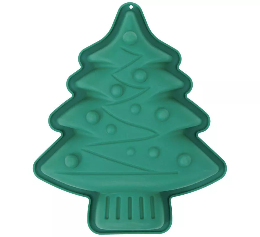 Molde Árbol de Navidad de Silicona para Pasteles 18x16 cm