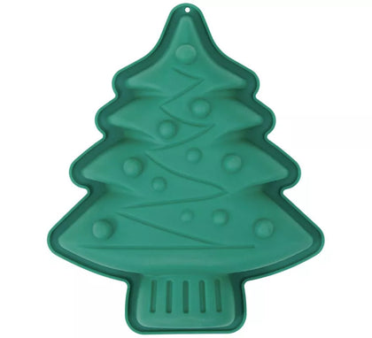 Molde Árbol de Navidad de Silicona para Pasteles 18x16 cm