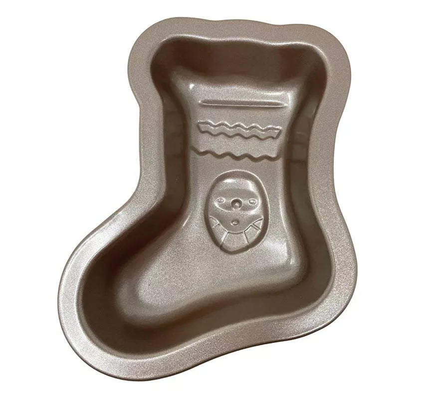 Molde Bota Navideña metálico para pasteles de 15 cm