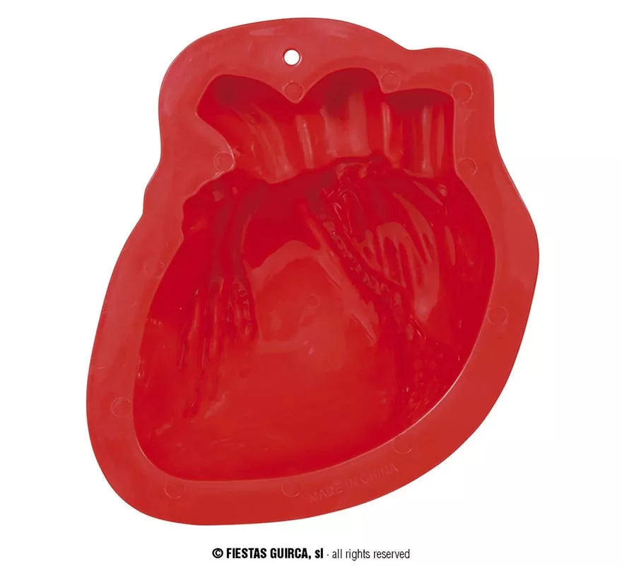 Molde Corazón para gelatina de 16x12 cm