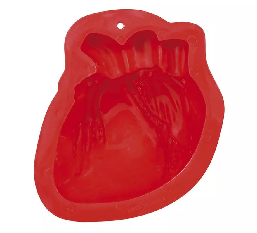 Molde Corazón para gelatina de 16x12 cm