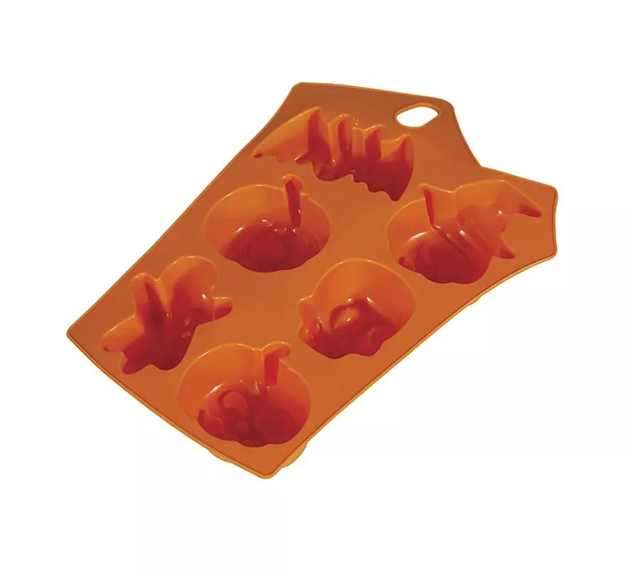 Molde Figuras Halloween para 6 Galletas de 23x15 cm