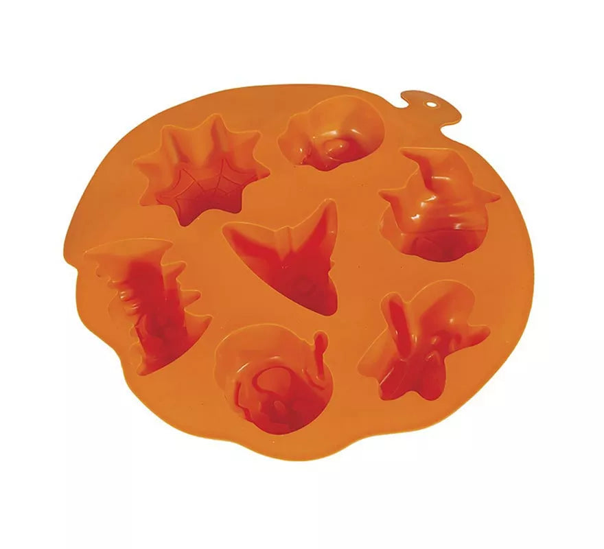 Molde Figuras Halloween para 7 Galletas de 26x23 cm