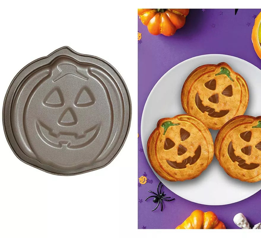 Molde Metálico Calabaza para Pasteles 14 cm