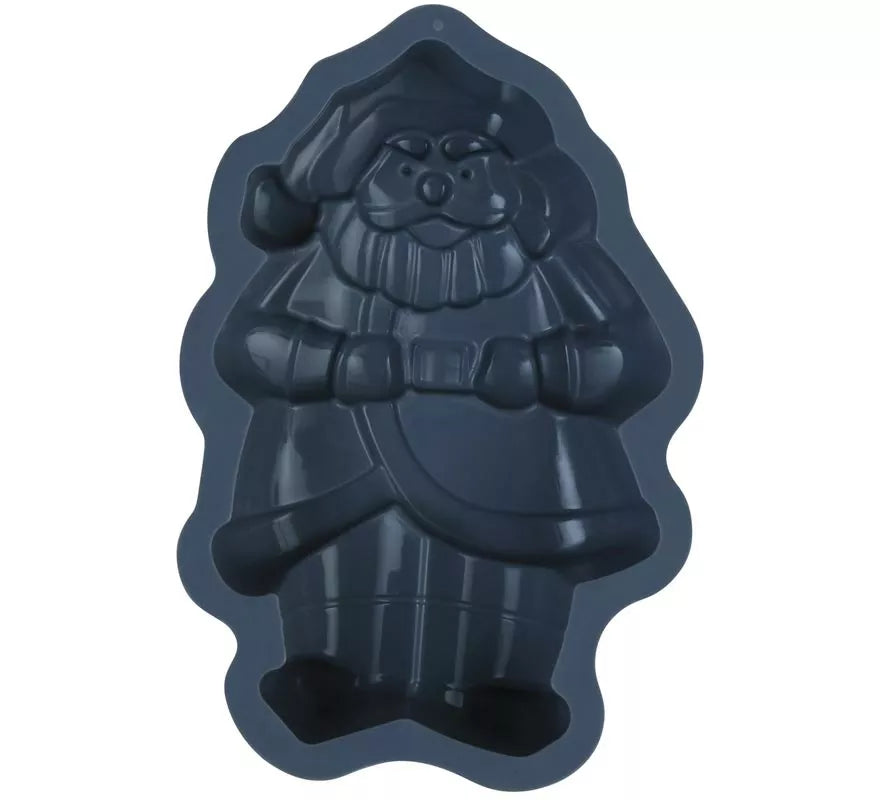 Molde Papá Noel de Silicona para Pasteles 17x12 cm