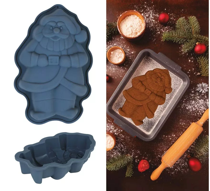 Translation missing: en.Molde Papá Noel de Silicona para Pasteles 17x12 cm