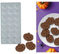 Molde para 21 Calabazas de Chocolate 27.5x13 cm