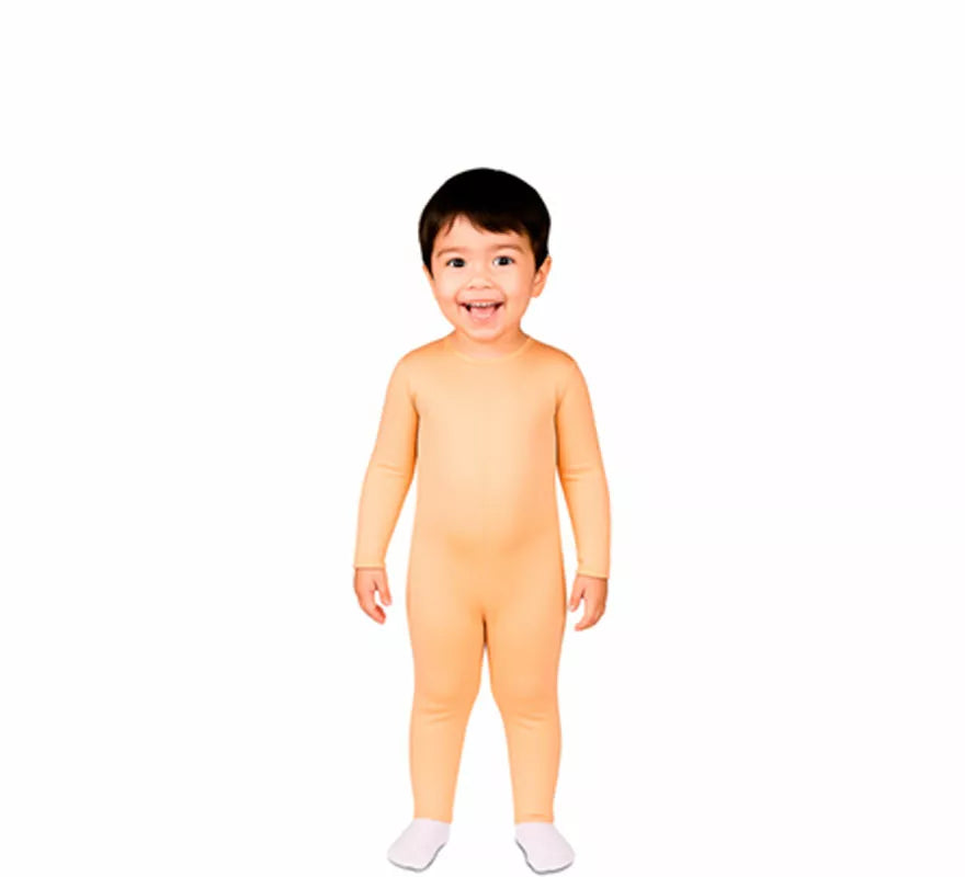 Mono o Maillot Interior color beige para niños y bebé