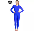 Mono interior de spandex Azul para mujer