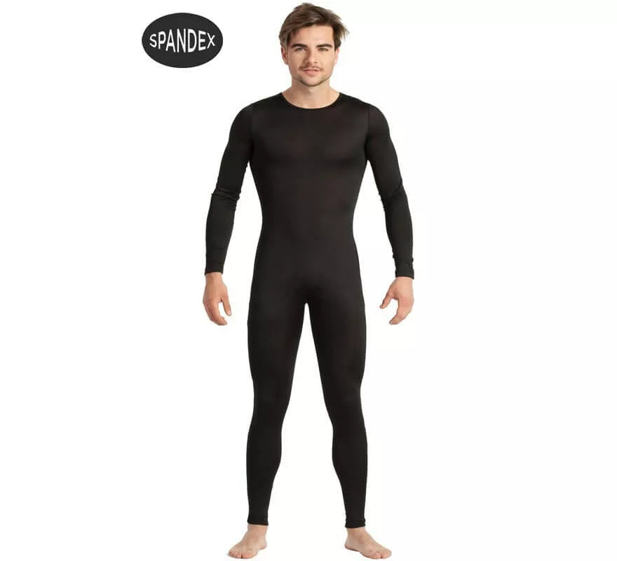 Translation missing: en.Mono interior de spandex Negro para hombre