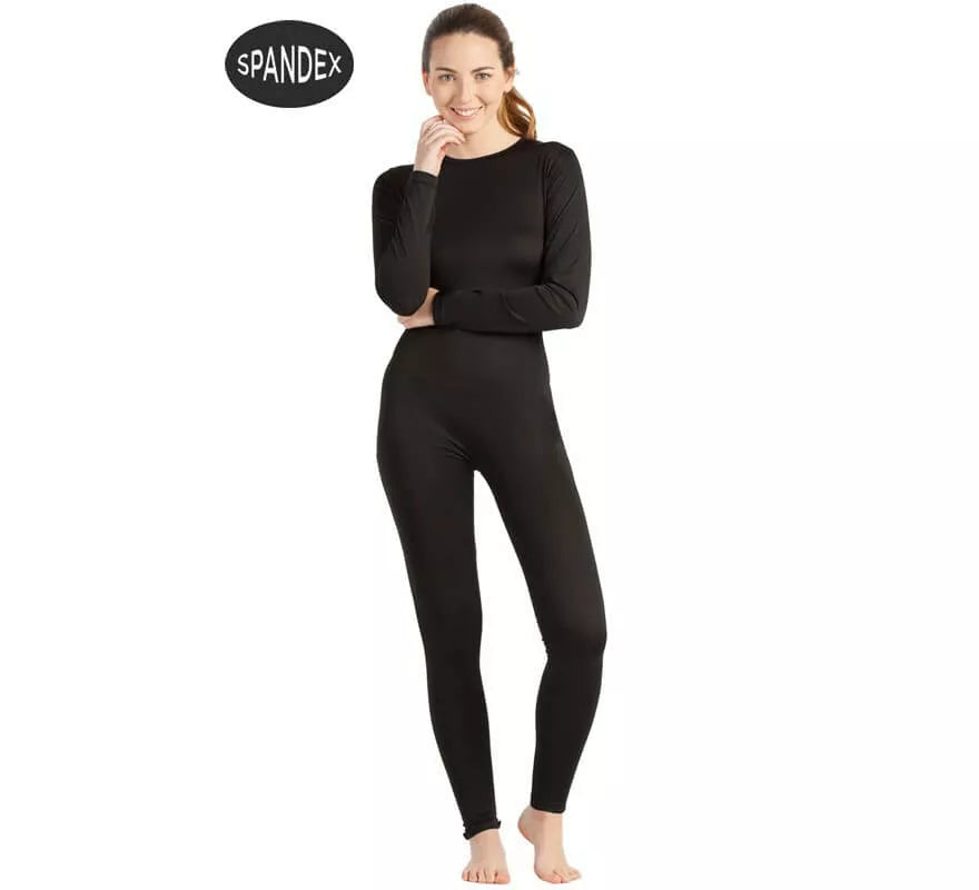 Translation missing: en.Mono interior de spandex Negro para mujer