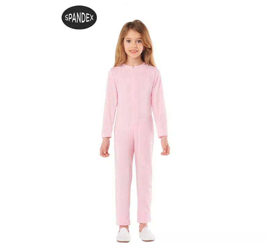 Translation missing: en.Mono o Maillot de Color Rosa Spandex para Niños