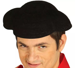 Black flocked Montera Torero